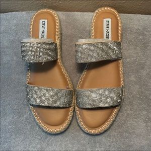 Steve Madden rhinestone sandals